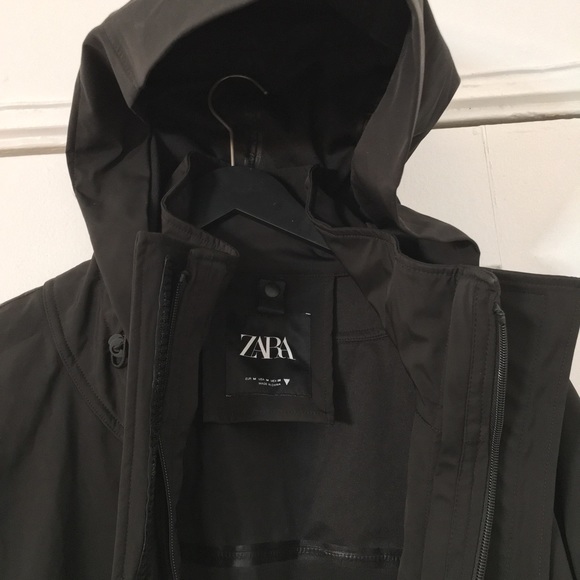 Zara Two in One parka Jacket. Size is medium - Picture 3 of 14